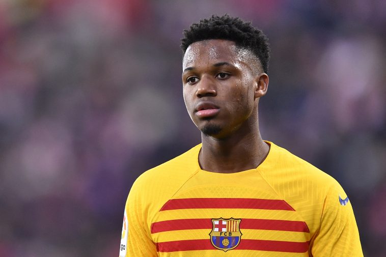 Barcelona forward Ansu Fati offered to Manchester United.