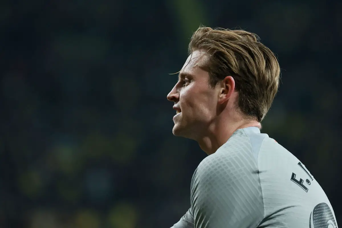 Erik ten Hag has nothing but praise for Manchester United summer target and Barcelona midfielder Frenkie de Jong.  (Photo by JOSE JORDAN/AFP via Getty Images)