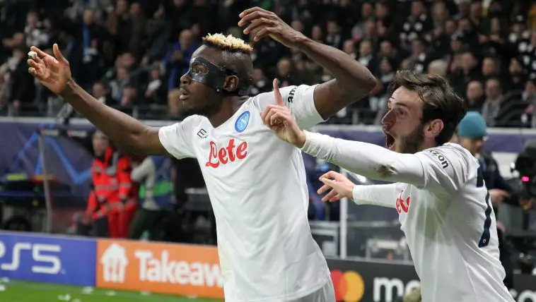Napoli striker Victor Osimhen flattered about interest amidst Manchester United links.