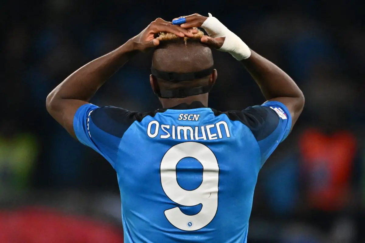 Napoli striker Victor Osimhen "not for sale" amidst Manchester United interest.