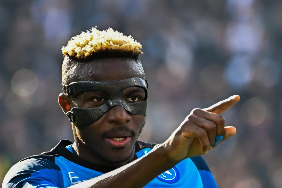 Napoli set £133 million price tag on Manchester United target Victor Osimhen. 