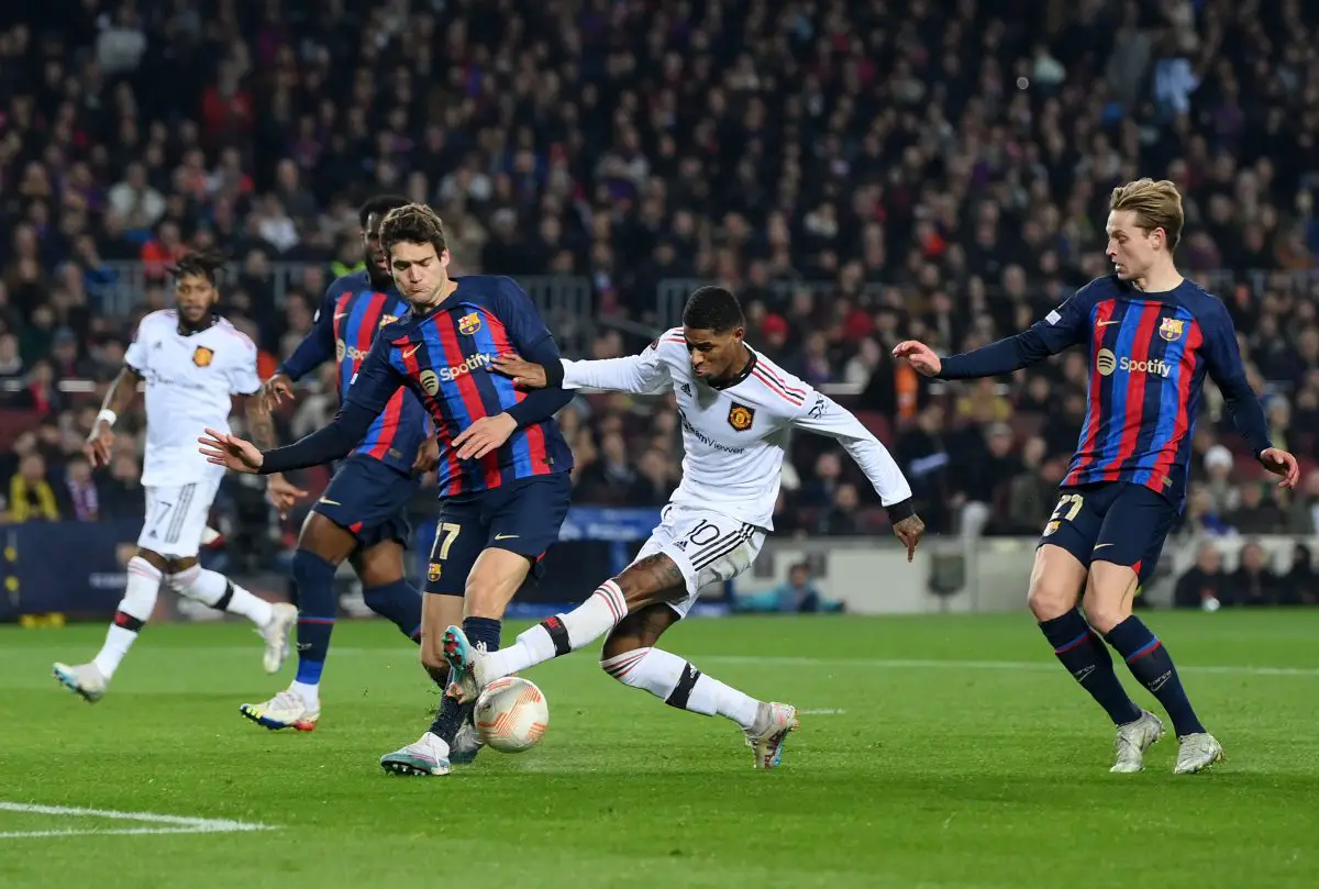 Manchester United managed to get a result against Barcelona in the reverse fixture.