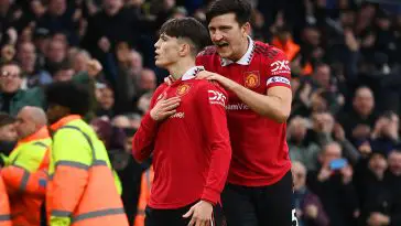 Harry Maguire tips Manchester United youngster Alejandro Garnacho to have "big future" after FA Cup win.