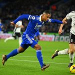 Youri Tielemans of Leicester City in action during the Premier League match between Leicester City and Fulham FC at The King Power Stadium on January 03, 2023 in Leicester, England