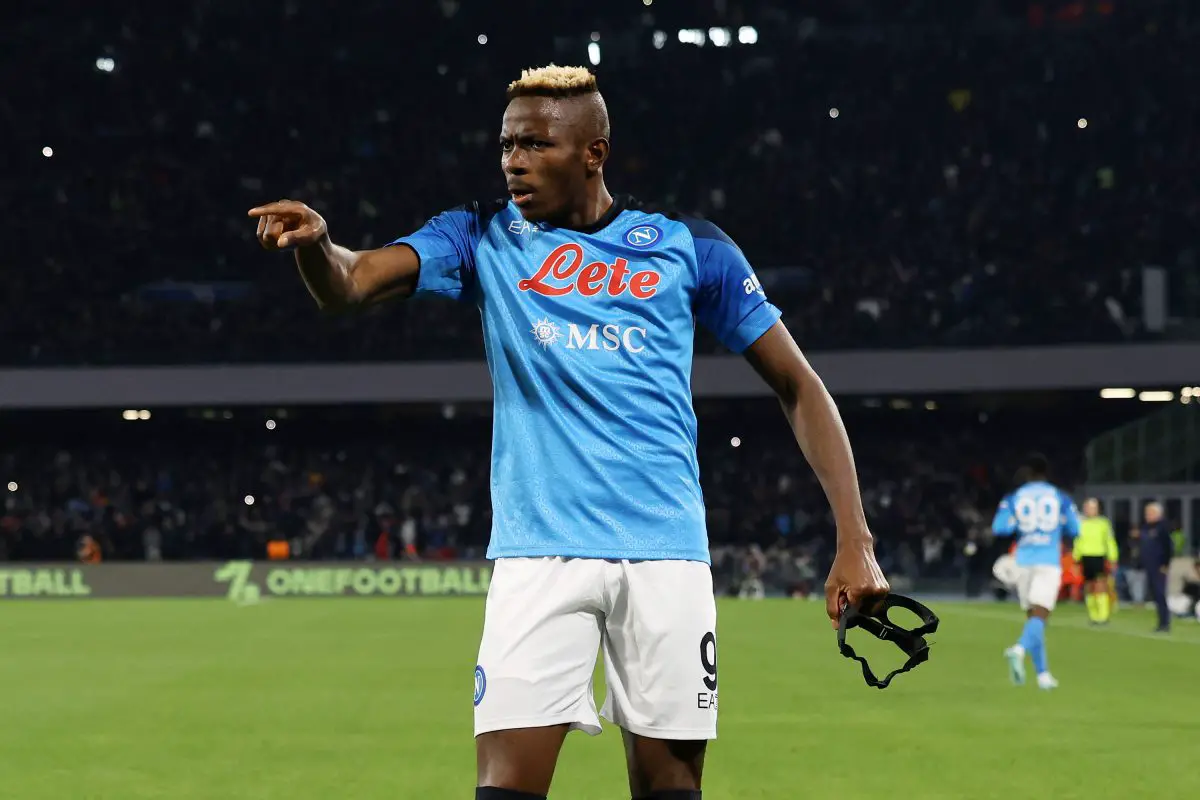 Manchester United will submit €107 million for Napoli forward Victor Osimhen.