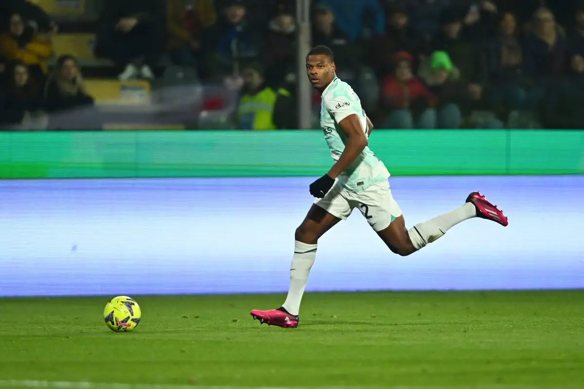Manchester United 'in the front row' for Inter Milan full-back Denzel Dumfries. 