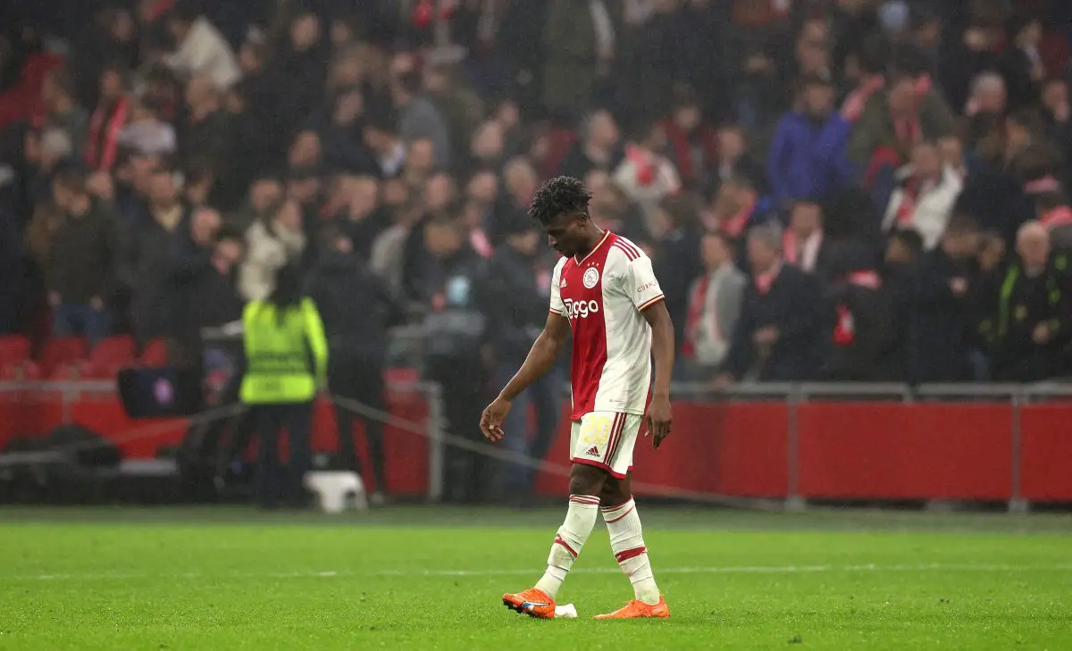 Manchester United target Mohammed Kudus "happy" to extend Ajax stay. 