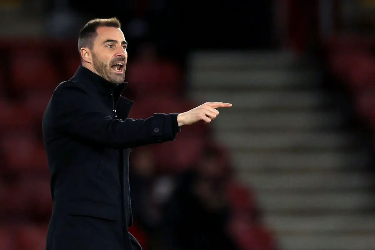 Southampton's Spanish head coach Ruben Selles