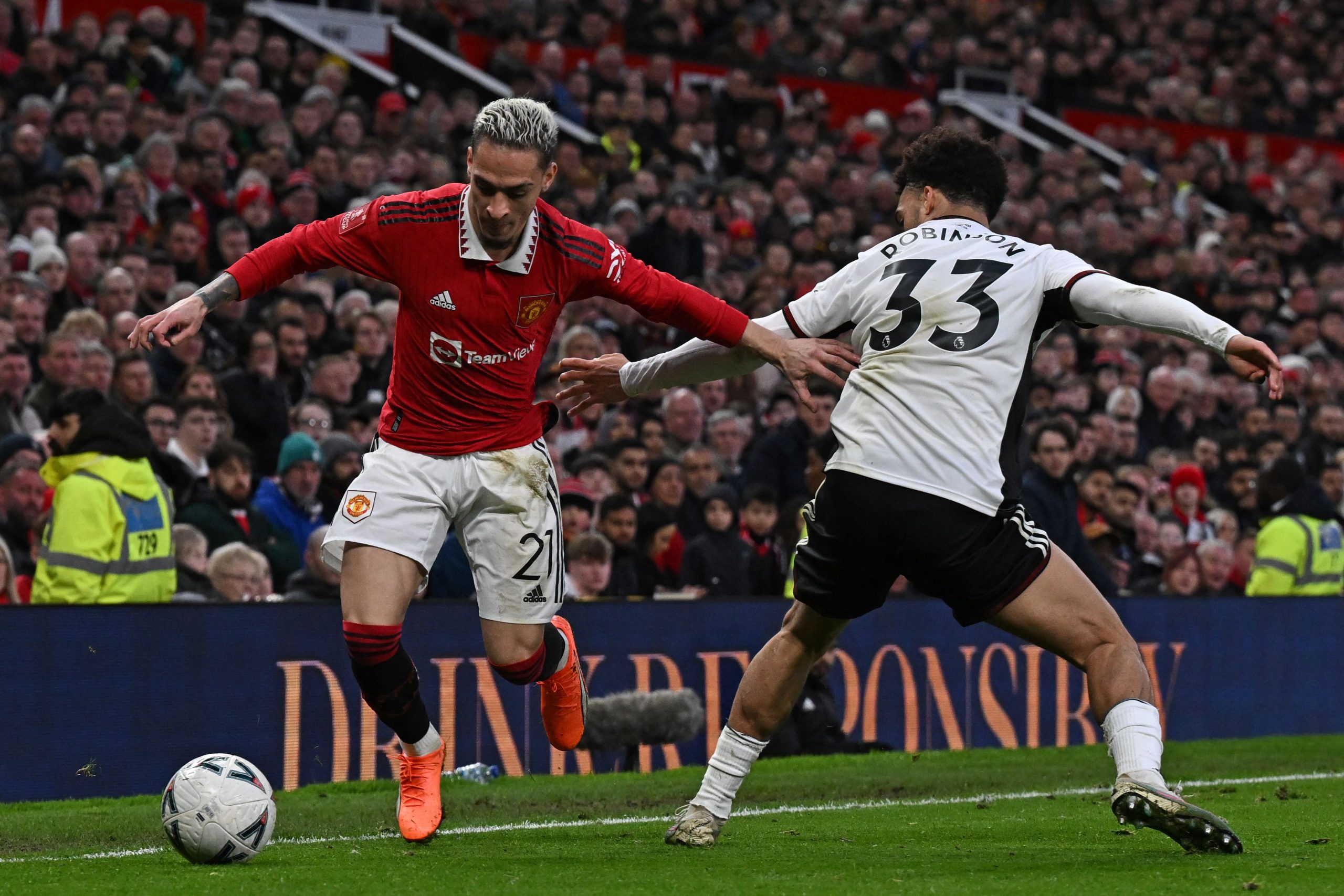 Manchester United's Brazilian forward Antony.