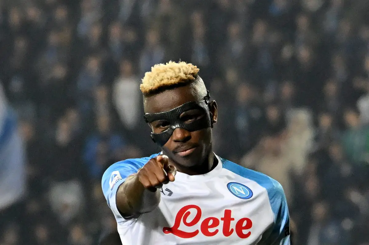 PSG interested in Napoli striker and Manchester United and Arsenal target Victor Osimhen. 