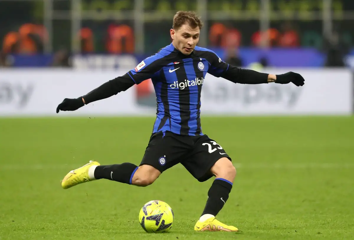 Manchester United behind Liverpool in race for Inter Milan midfielder Nicolo Barella. 