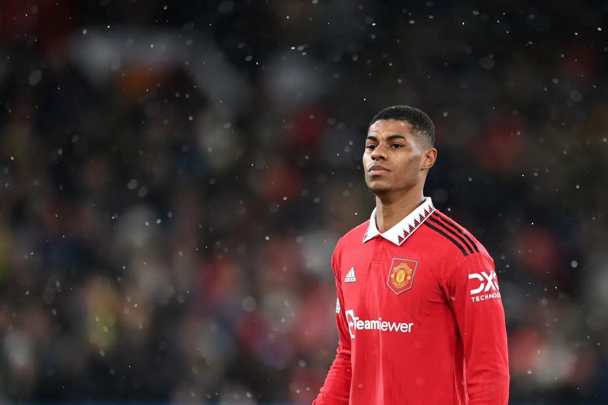 Manchester United forward Marcus Rashford withdraws from England national squad due to injury. 