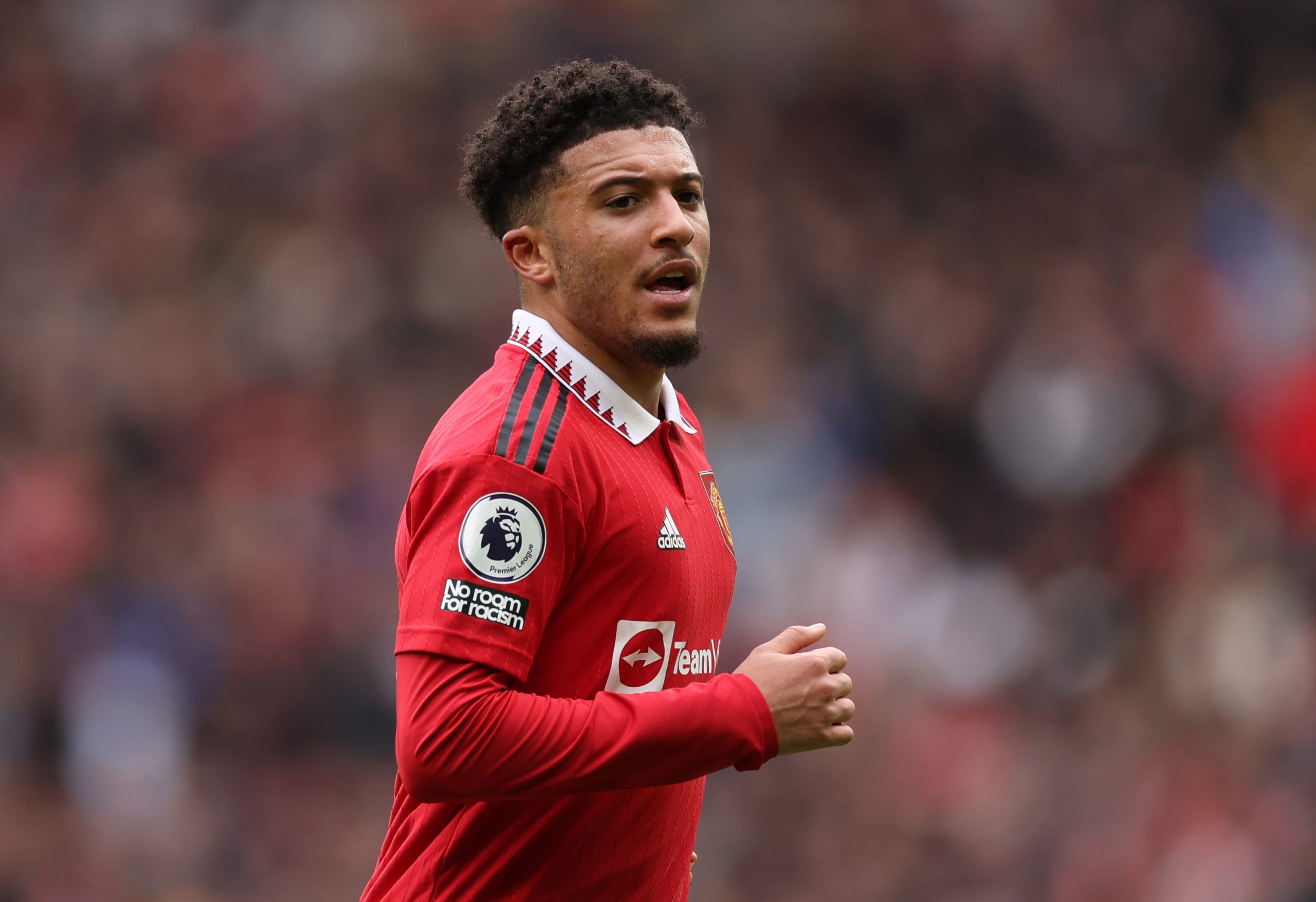 Manchester United boss Erik ten Hag passes the buck to Jadon Sancho.