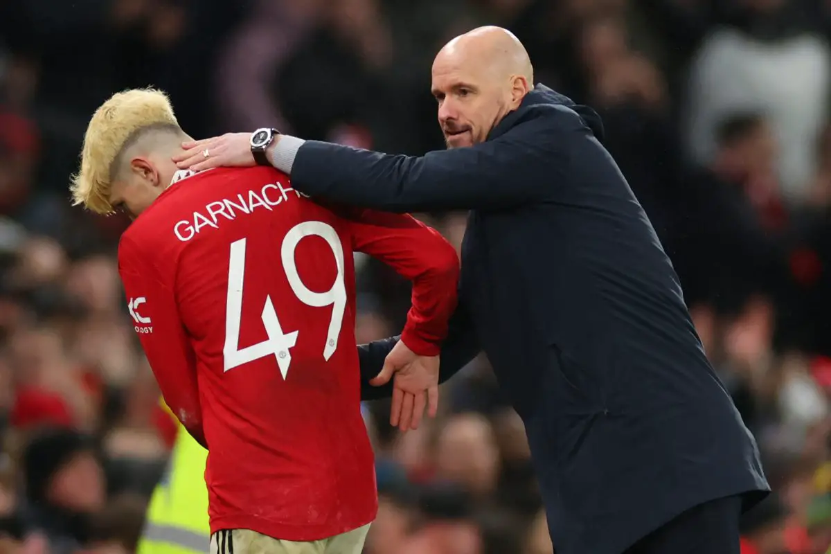 Erik ten Hag reluctant to put timeline on Alejandro Garnacho injury return for Manchester United. 