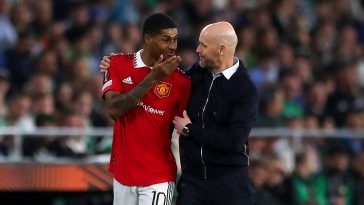 Manchester United manager Erik ten Hag brands the conduct of forward Marcus Rashford after the Manchester derby as “unacceptable”.