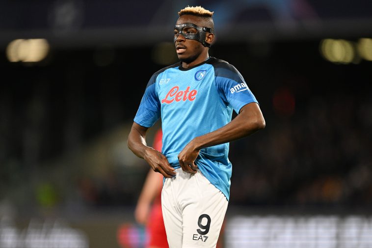 Napoli hold meeting with Manchester United target Victor Osimhen to discuss new contract.