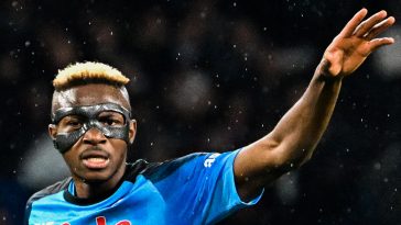 Napoli's Nigerian forward Victor Osimhen