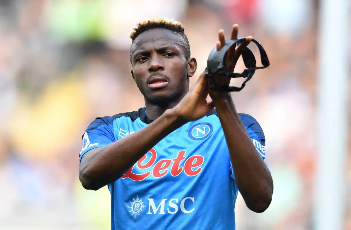Napoli chief feels PSG only team that could afford Manchester United target Victor Osimhen. 