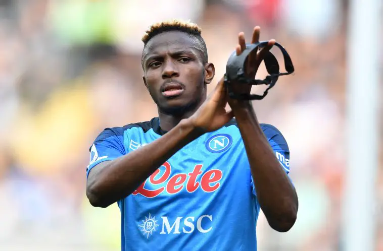 Napoli chief confident Manchester United target Victor Osimhen will stay this summer.