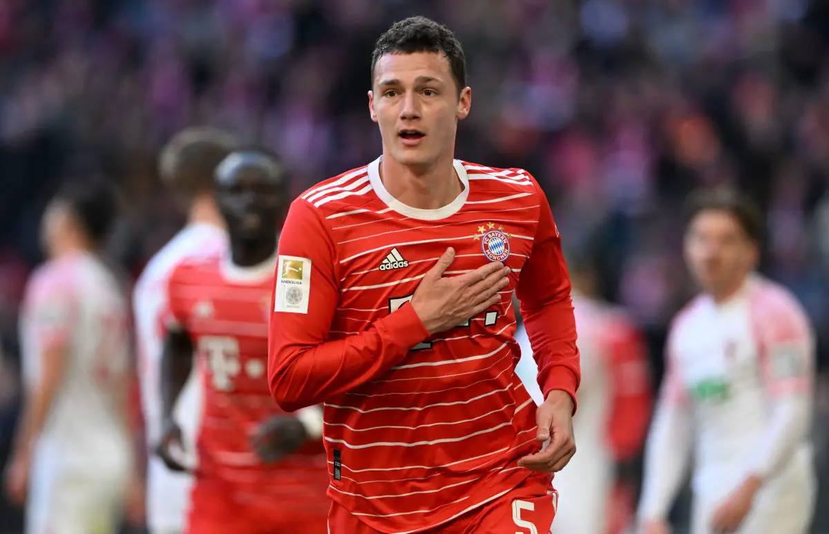 Manchester United see Bayern Munich defender Benjamin Pavard as an alternative to Jeremie Frimpong.