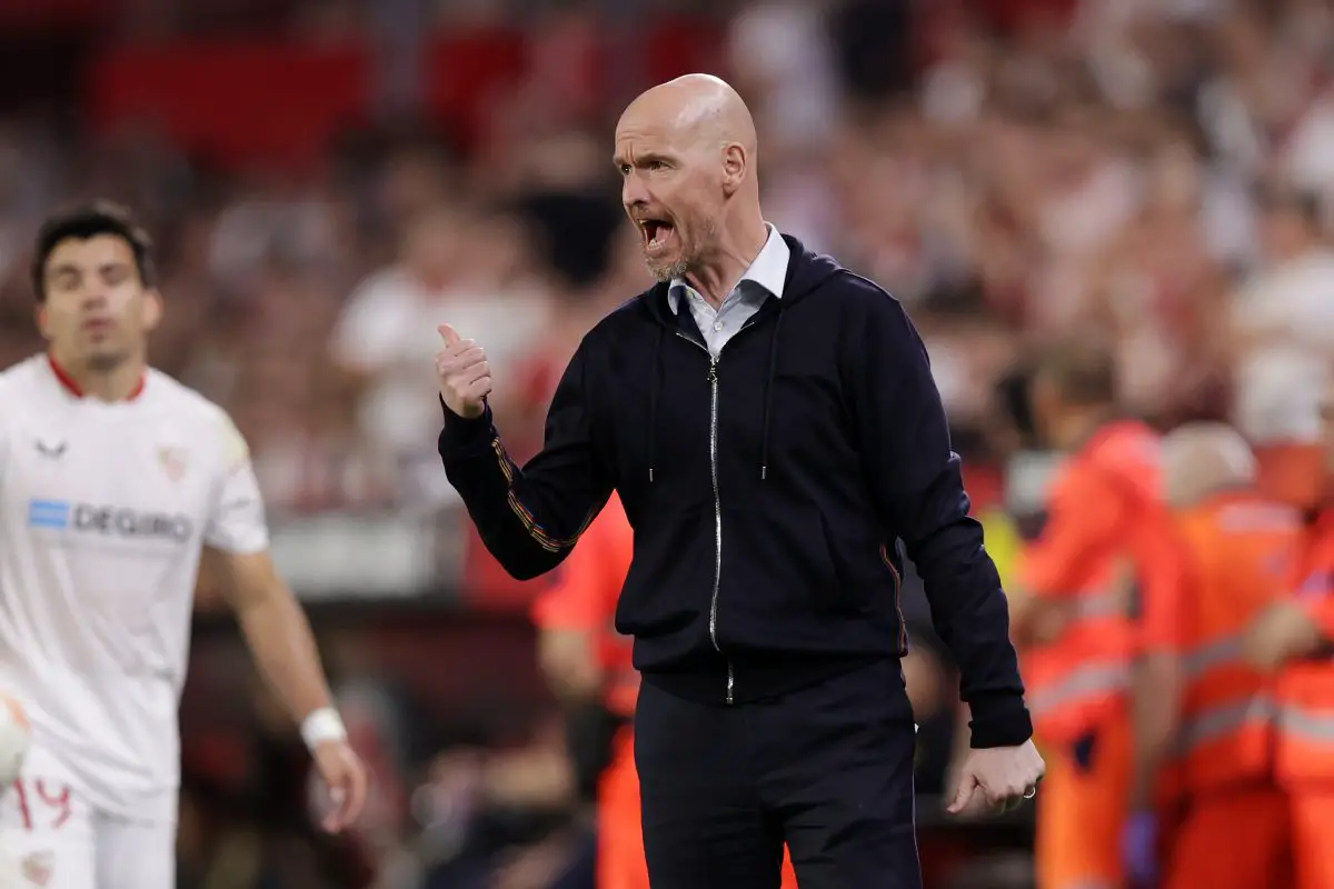 Erik ten Hag disappointed with Manchester United loss against Sevilla in Europa League. 