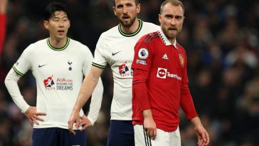 Christian Eriksen feels Manchester United stopped playing in Tottenham Hotspur draw.
