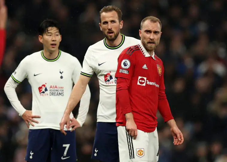 Christian Eriksen feels Manchester United stopped playing in Tottenham Hotspur draw.