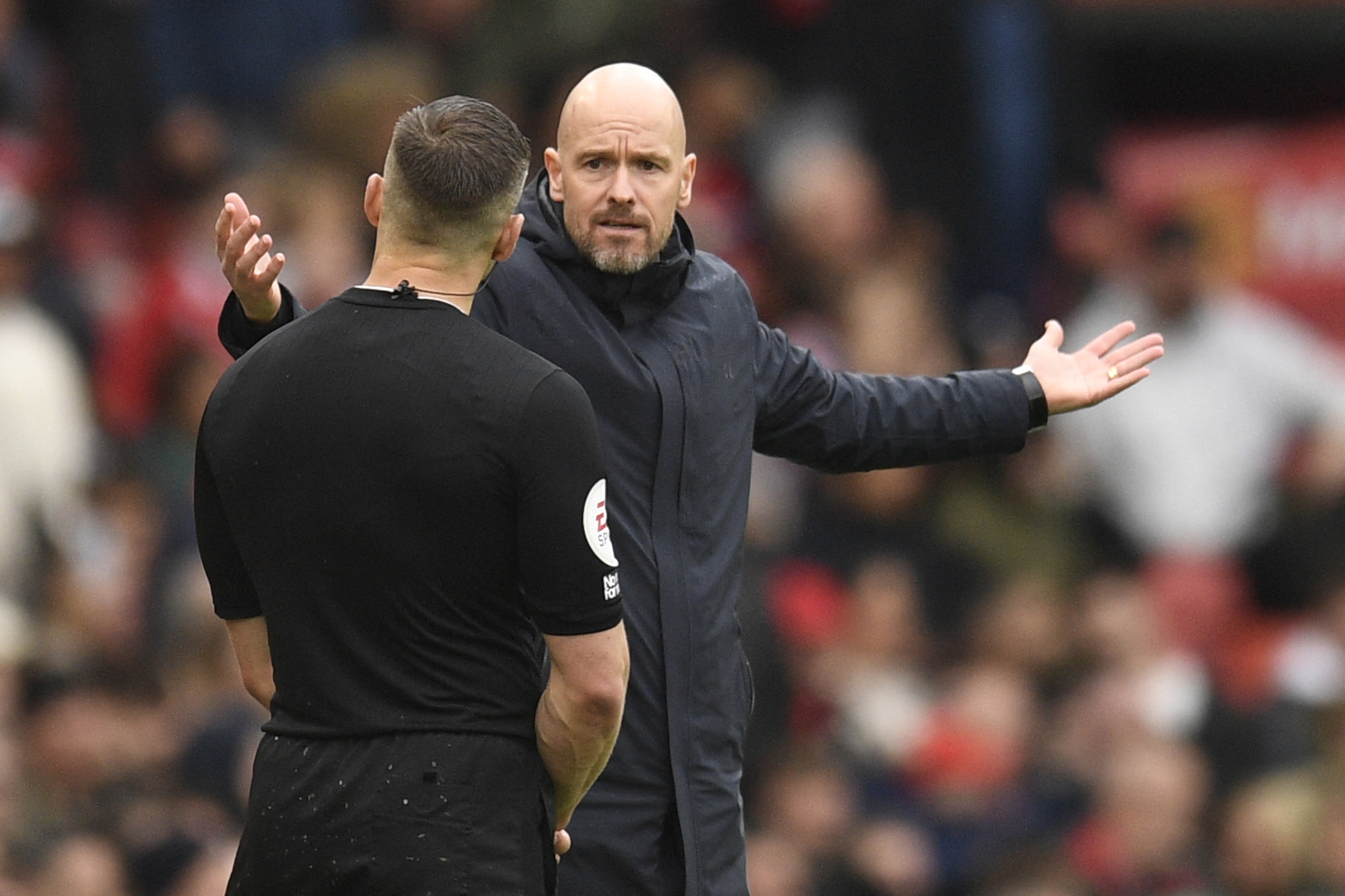 Erik ten Hag slams referee after Manchester United lose 1-0 to Brighton & Hove Albion.