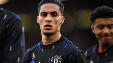 Manchester United forward Antony injury "serious" during Chelsea game.