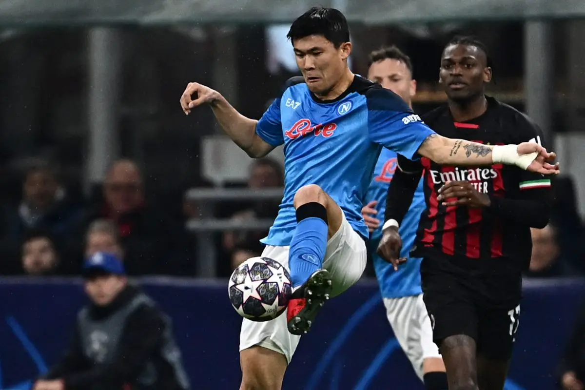 Manchester United links to Napoli centre-back Kim Min-jae rubbished. 