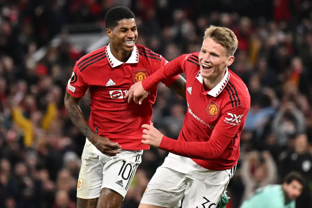 Manchester United might consider keeping Scott McTominay for one more season (Photo by OLI SCARFF/AFP via Getty Images)