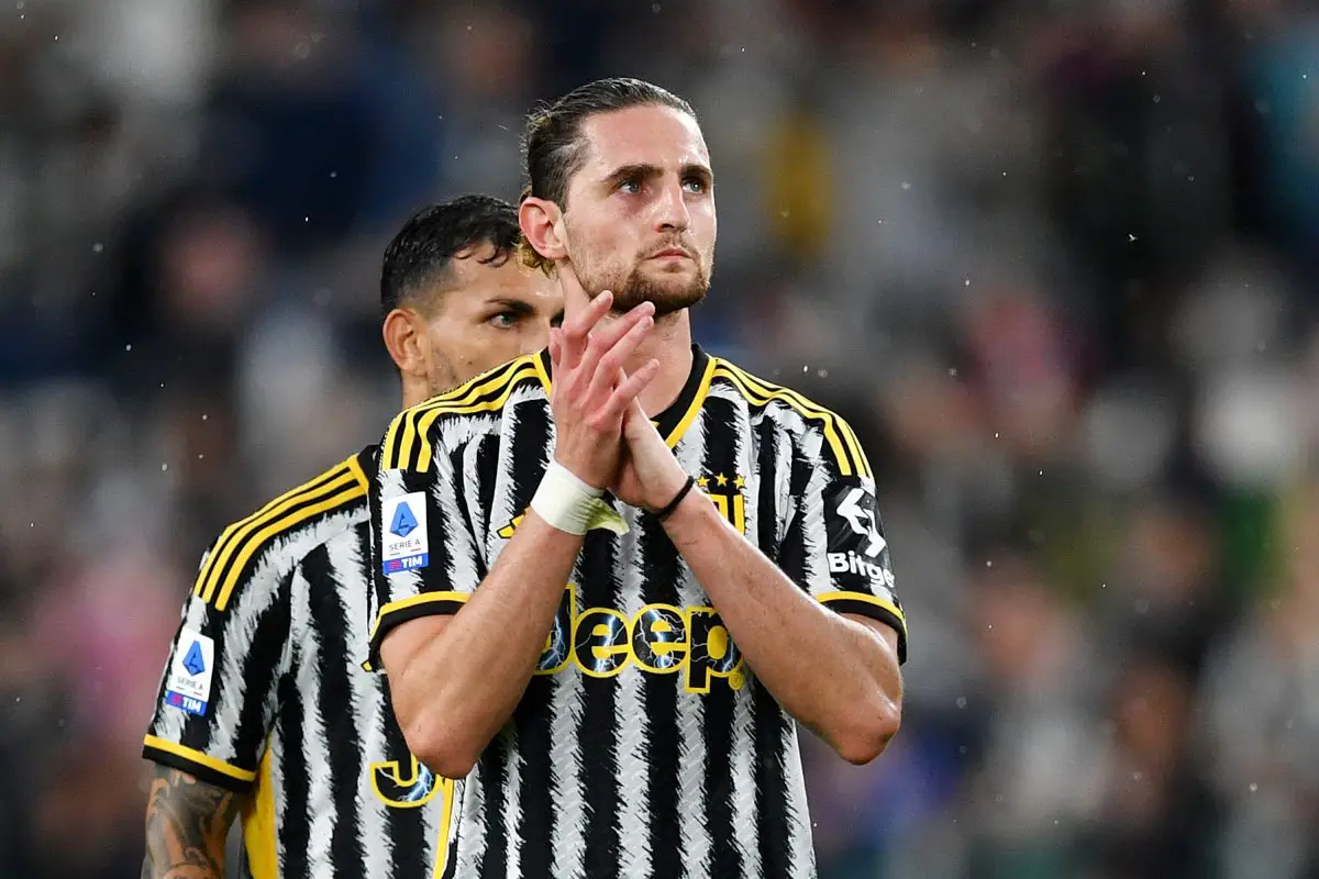 Manchester United spoke to Juventus midfielder Adrien Rabiot's mother (Photo by Valerio Pennicino/Getty Images)