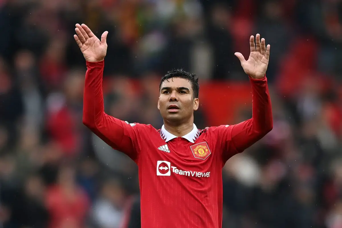 Casemiro of Manchester United have been underwhelming ever since he's been hit with the injury. (Photo by Gareth Copley/Getty Images)
