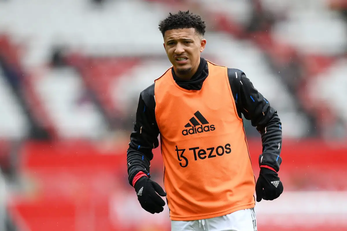 Aston Villa are targeting a move for Manchester United winger Jadon Sancho. 