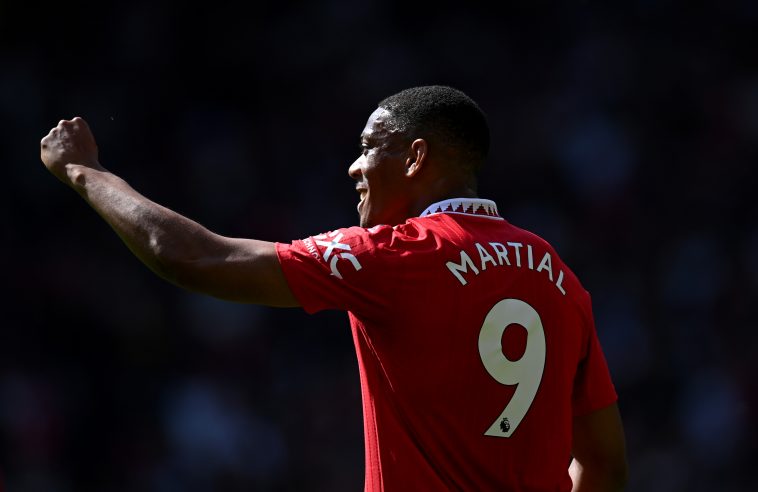 Anthony Martial of Manchester United.