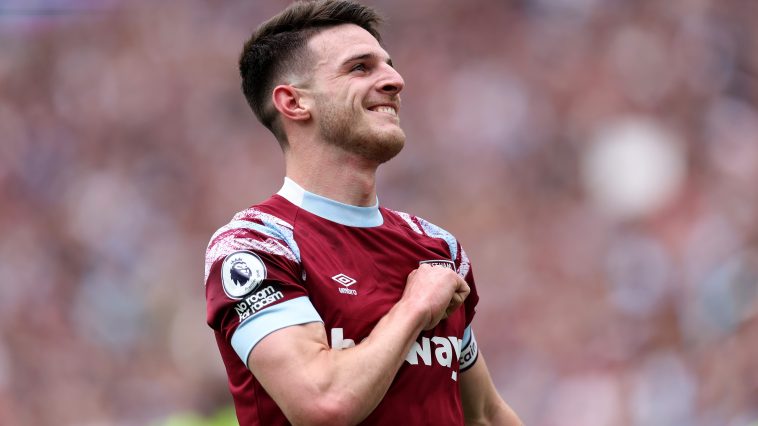 West Ham United expect Manchester United to pip Arsenal in Declan Rice race.