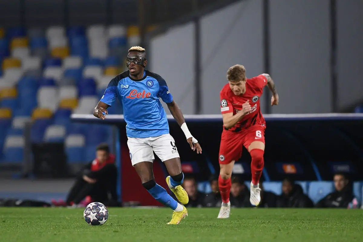 Man United target Victor Osimhen in action for Napoli (Pic Credit- Getty Images)