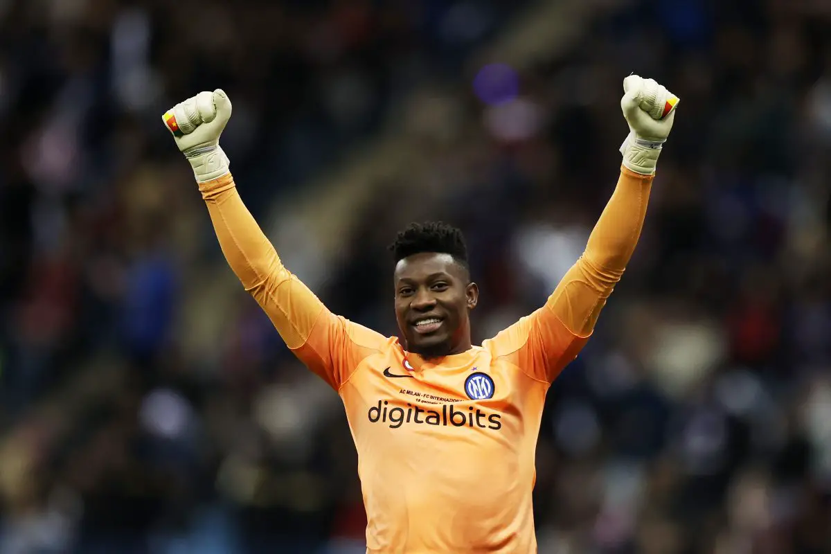 Inter Milan receive a second bid worth €50m for Manchester United target Andre Onana.  (Photo by Yasser Bakhsh/Getty Images)