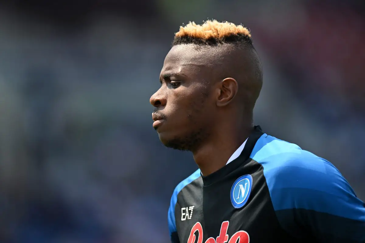 Manchester United target Victor Osimhen is open to staying at Napoli.
