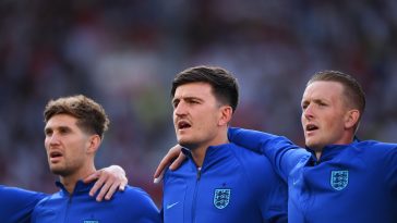 Manchester United defender Harry Maguire of England.