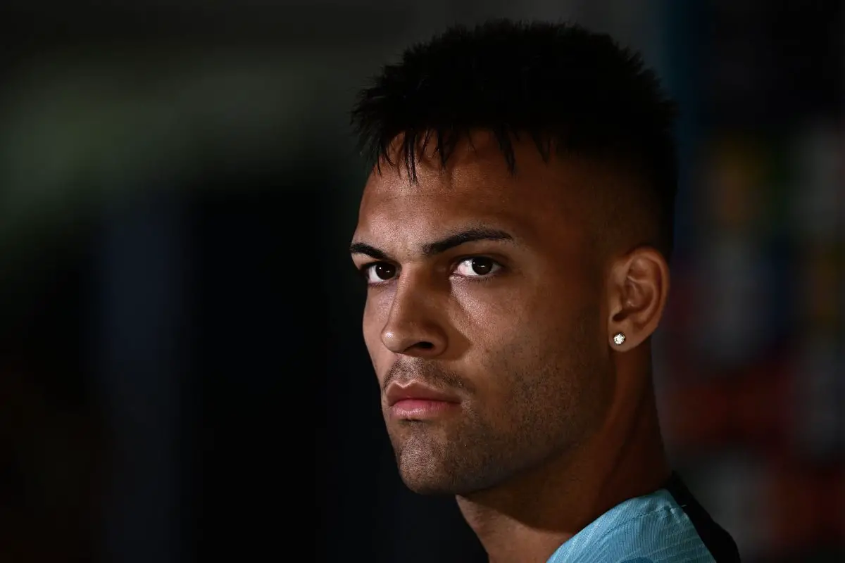 Inter Milan's Argentinian forward Lautaro Martinez was wanted by Man United (Photo by GABRIEL BOUYS/AFP via Getty Images)