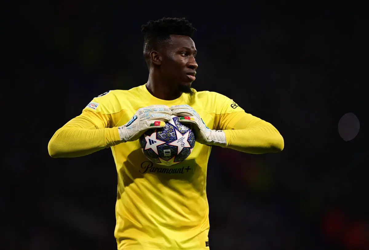 Manchester United in talks with Inter Milan shot-stopper Andre Onana (Photo by MARCO BERTORELLO/AFP via Getty Images)