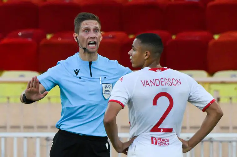 Monaco's Brazilian defender Vanderson.