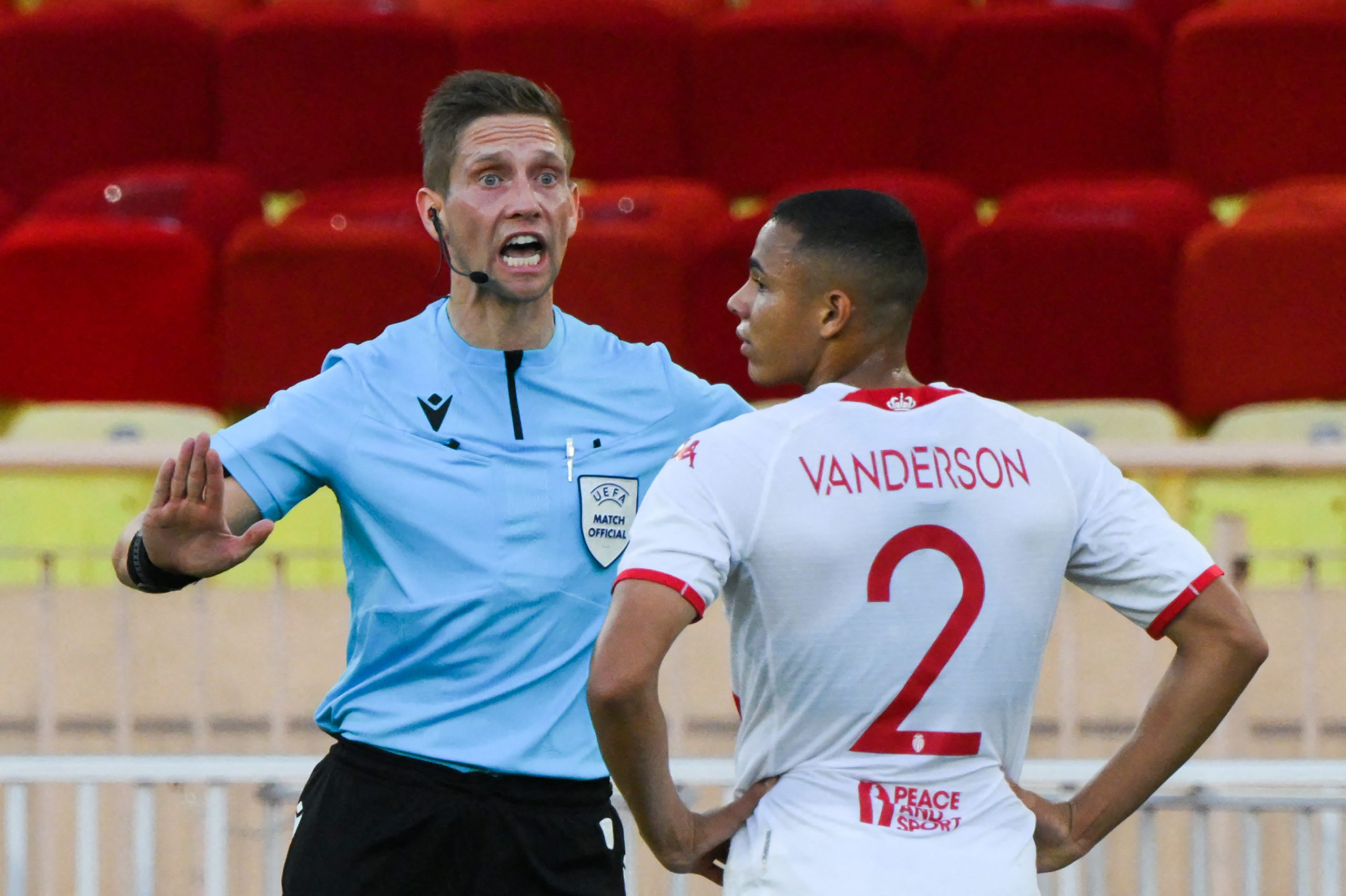 Monaco's Brazilian defender Vanderson.