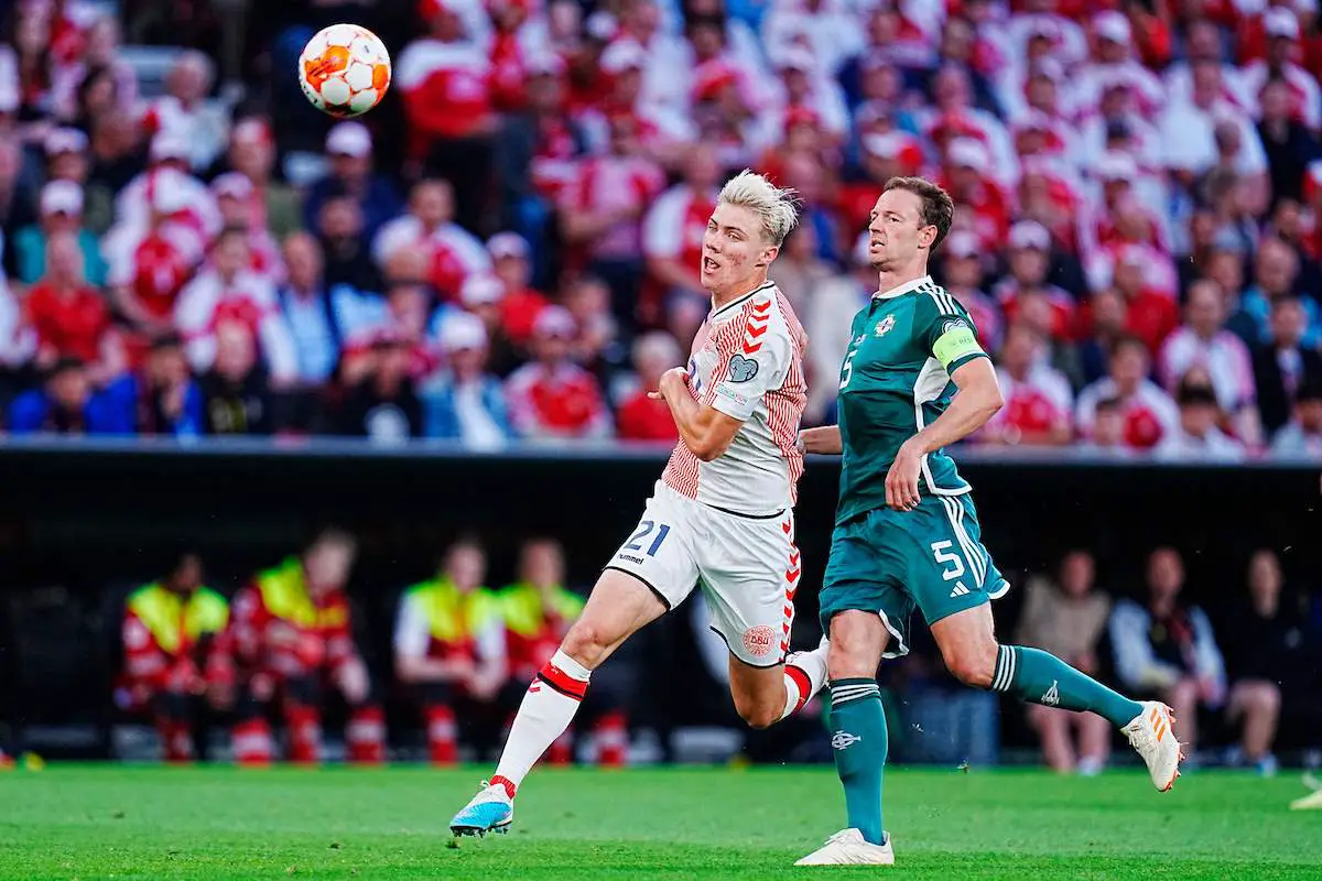 Man United target Rasmus Hojlund convinced to play under Erik ten Hag (Photo by LISELOTTE SABROE/Ritzau Scanpix/AFP via Getty Images)
