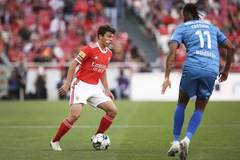 Benfica midfielder Joao Neves could be an interesting addition for Man United (Image Credit- Filipe Amorim / Global Imagens)