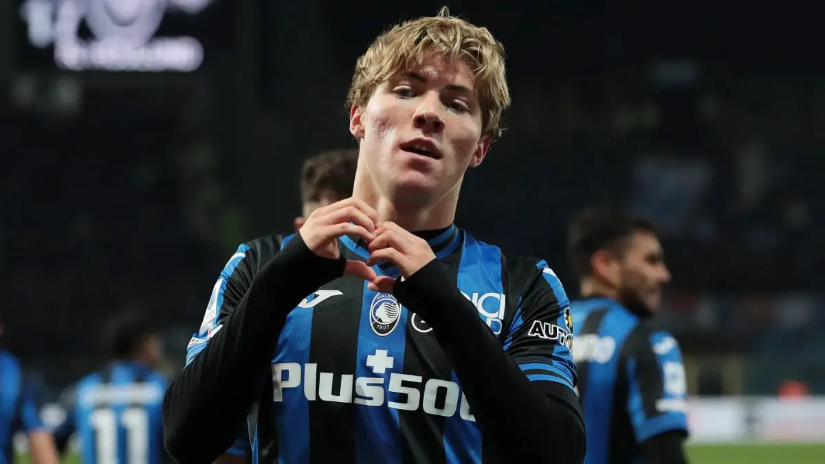Manchester United target Rasmus Hojlund could be sold by Atalanta this summer. (Pic Credit- Emilio Andreoli/GettyImages)