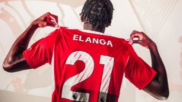 Manchester United winger Anthony Elanga