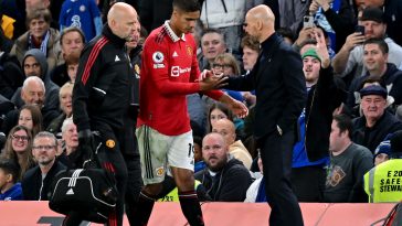 Erik ten Hag sheds light on why Raphael Varane was absent for Manchester United vs City.
