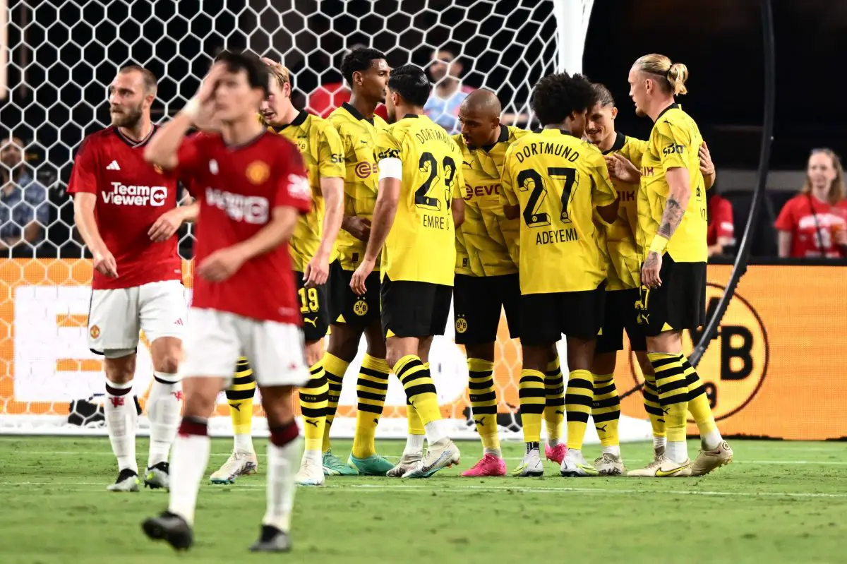 Erik ten Hag disappointed with Manchester United second half displays vs Borussia Dortmund. 